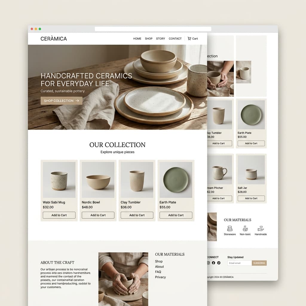 Ceràmica — Handcrafted Pottery Shop